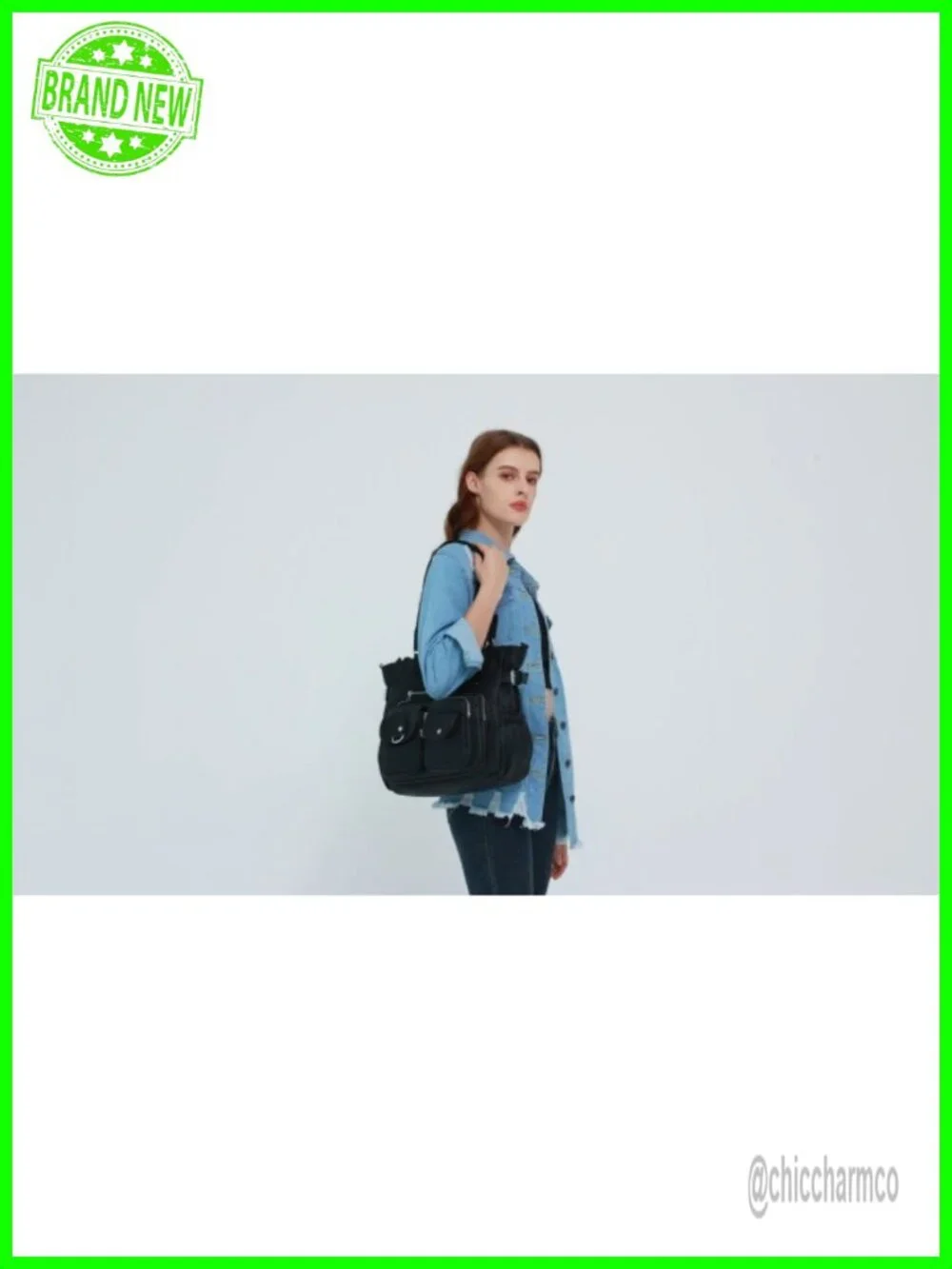 Large PU Leather Hobo Shoulder Bag Tote Satchel Crossbody